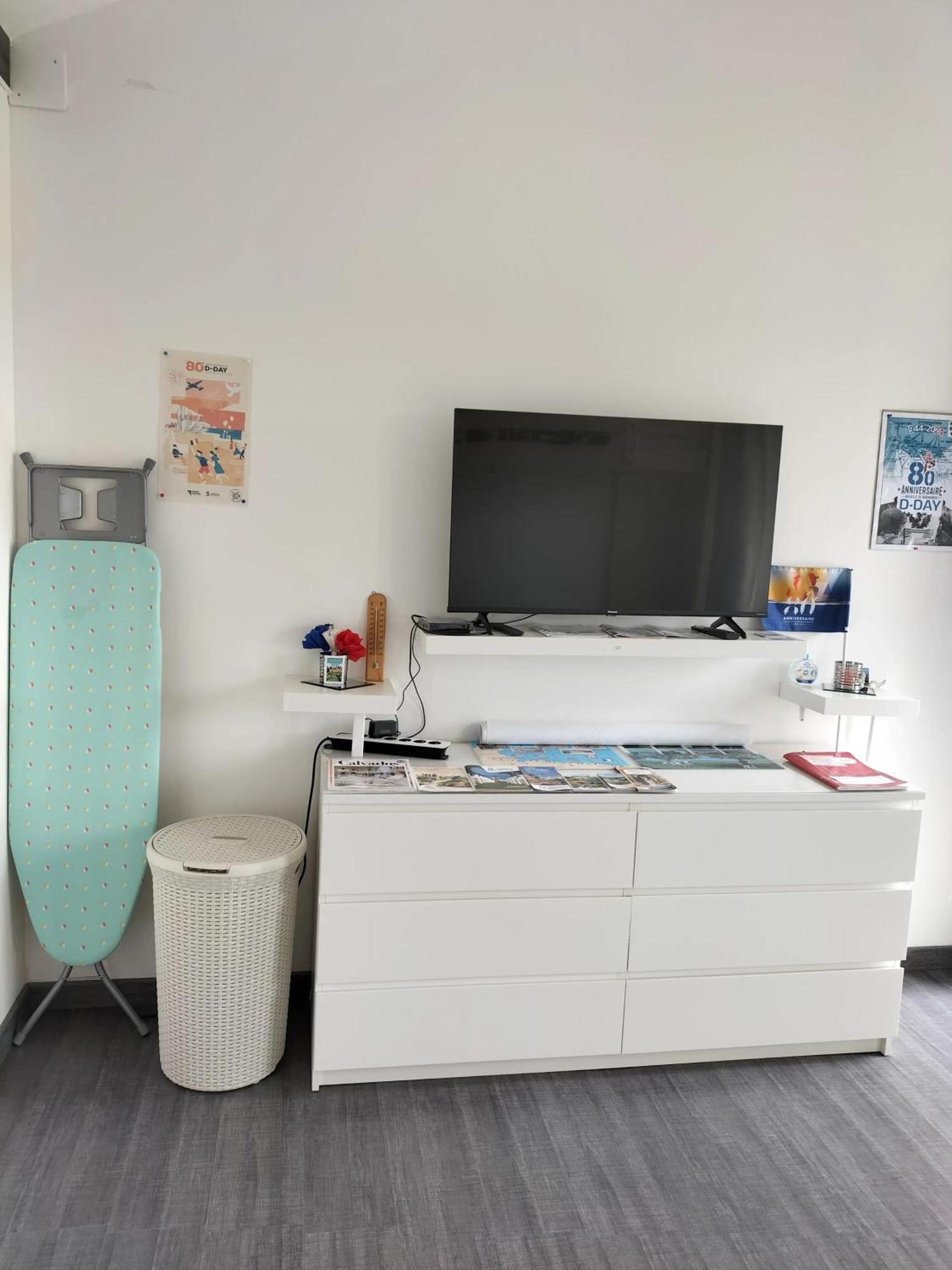 Studio Charmant A Vierville Sur Mer 30M² Avec Jardin Exterior foto